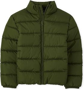 Blousons d'hiver pour hommes à col montant, coupe décontractée, poids lourd, design matelassé, coupe-vent, blouson matelassé pour hommes - Product Image 1