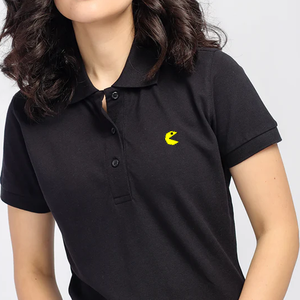 2023 dames pour Polo t-shirt coton Polyester Jersey tissu à manches courtes sport décontracté coupe ajustée motif solide vente compressée - Product Image 3