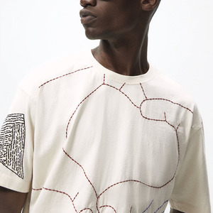 New Heavy <b>Weight</b> Plain <b>Blank</b> Cotton Blend T Shirt Manufacturers Wholesale Short Sleeve Microfiber T-Shirts Plus Size - Product Image 2