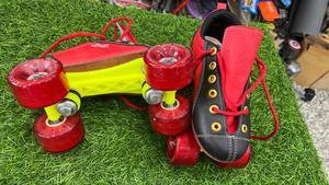Patins à roulettes en ligne unisexe avec tige en PU et 4 roues pour les saisons printemps été automne hiver - Product Image 3