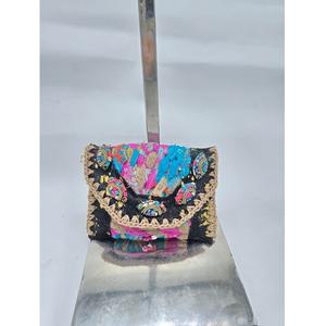 Bolso de Mano Tipo Clutch de Primera Calidad con Bordado de Cuentas y Hilo, Bolso de Mano Decorativo para Mujer, Elegante para Fiestas - Product Image 3