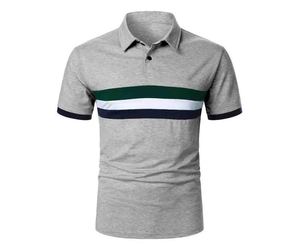 Patrón sólido de algodón poliéster para hombres para Polos Tela de Jersey cómoda - Product Image 2