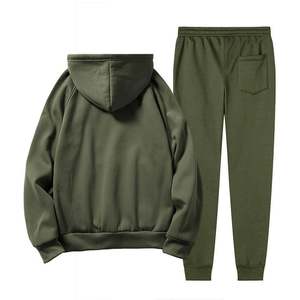 <b>Women's</b> Casual Winter <b>Thermal</b> Fleece Lined Long Sleeve Drawstring Hoodie Breathable Anti-Bacterial Solid Sweatsuit Sets Plus - Product Image 1