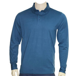 Ropa de hombre de alta calidad, venta al por mayor a granel, camisetas lisas de manga larga, polos de talla grande, polos con logotipo personalizado para hombre - Product Image 5