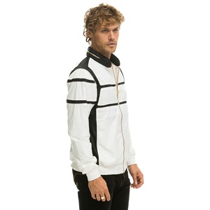 NOUVEAU 2025 Veste coupe-vent pour hommes avec logo personnalisé Veste coupe-vent grande taille en toile imperméable avec col montant - Product Image 4
