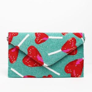 กระเป๋าคลัทช์ลูกปัดลายคริสต์มาสที่ออกแบบได้ตามต้องการกระเป๋าคลัทช์ลูกปัดลายคริสต์มาสสง่างาม - Product Image 4