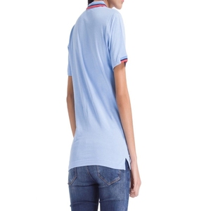 Polo de secado rápido más vendido Diseño informal ajustado en color sólido Manga corta y poliéster Hecho para golf - Product Image 2