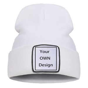 Bonnets tricotés en coton de haute qualité pour femmes hommes avec logo personnalisé Bonnets de créateurs en gros style hiver - Product Image 5