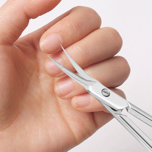 Ciseaux à ongles en acier inoxydable de qualité supérieure, lames courbes, carrées et aiguisées pour le soin des cuticules, outil professionnel de manucure et de pédicure - Product Image 2