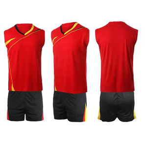 Sus uniformes de voleibol personales con personalización propia, número de equipo y nombre, conjunto corto de camiseta de voleibol sublimada - Product Image 1