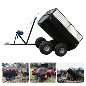 RCM Farm Transport Truck Tow-Behind Atv <strong>Wagon</strong> Outdoor Garden Trailer Motorcycle Atv <strong>Dump</strong> Trailers - Product Image 2