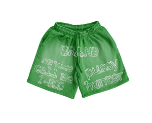 Pantalones cortos de hombre desgastados de algodón 100% con estampado de pantalla personalizado de estilo Vintage de verano de alta calidad para hombre - Product Image 4