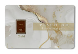 Cartes en lingots d'or pur personnalisées modernes - Cadeaux promotionnels d'entreprise certifiés par la Monnaie japonaise Marque PLACHINO - Product Image 5