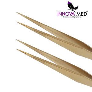 High <b>Precision</b> Lash Tweezers for Eyelash Extension Stainless Steel Professional Beauty <b>Tool</b> for Lash Application 45 degree sharp - Product Image 2