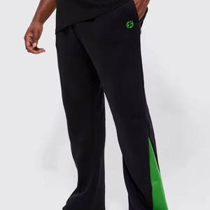 Regular Fit Heavyweight Canvas Men's Flared <b>Trousers</b> <b>Elastic</b> <b>Waist</b> Quick Dry Customizable Design Wholesale - Product Image 1