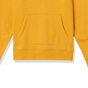 Sweat-shirts de haute qualité entièrement jaunes et lourds pour hommes Fabricant 100% coton Blanc Taille plus Streetwear Hiver - Product Image 6