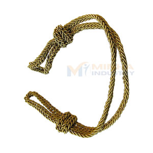 สายถักหมวกสีทองประดับพู่อุปกรณ์เสริมสำหรับขบวนพาเหรดและชุดเครื่องแบบหมวก - Product Image 3