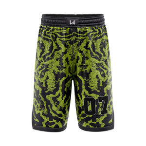 Pantalones Cortos de Baloncesto Personalizados de Talla Grande, 100% Poliéster, Transpirables, de Secado Rápido, Ecológicos y de Alta Calidad para Equipos y Clubes - Product Image 1