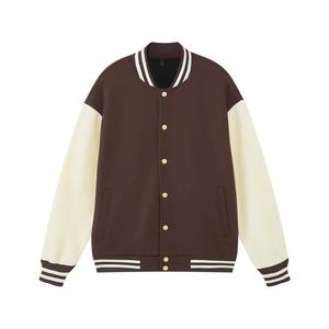 Vestes universitaires de Style rétro classique pour les étudiants vêtements d'extérieur matelassés avec broderie CollegeBaseballjacket pour hommes - Product Image 4