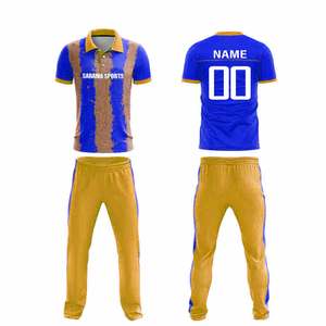 Uniforme de Cricket de Alta Calidad, Camiseta y Pantalones, Logotipo Personalizado al por Mayor, Diseño Transpirable, Uniforme de Cricket Pakistaní - Product Image 1