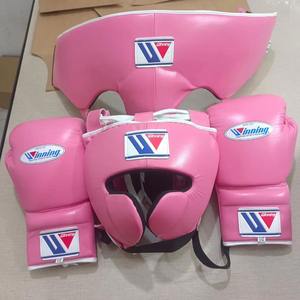 Nouvelle conception, ensemble de boxe professionnel en cuir noir, élégant, pour la boxe de combat, équipement d'entraînement de boxe, de frappe et de kick-boxing - Product Image 1