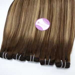 Venta al por mayor de extensiones de cabello humano de alta calidad Paquete de pelo de tejido recto 100% extensiones de trama de cabello humano precio de fábrica - Product Image 3