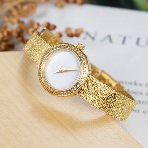 Montre-bracelet de luxe pour femme Z1209 avec logo personnalisé, bijoux en zircon et diamants, pour affaires et mode - Product Image 2