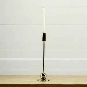 เชิงเทียนโลหะดีไซน์แบบวินเทจสีทองเชิงเทียนตกแต่งคริสต์มาส - Product Image 4
