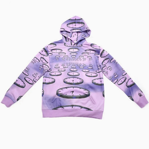 Autumn Winter Double Hood Waterproof Sweatshirt <b>Fleece</b>-Lined <b>Balaclava</b> Zip Men's Women's Hoodie Plain Dyed - Product Image 3