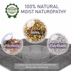 Bantal Pemanas Berbobot untuk Nyeri Haid Wanita, Dapat Dipanaskan di Microwave dan Dibekukan, Dilengkapi Tali Panjang - Product Image 5