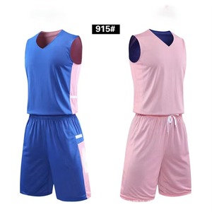 Conjuntos de Uniformes de Baloncesto Premium para Adultos, Hechos a Medida, Tallas Grandes, Camisetas sin Mangas, Pantalones Cortos, Fabricante OEM ODM, 100% Poliéster - Product Image 6