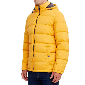Chaqueta acolchada de lana personalizada para hombre, con cremallera, impermeable, a prueba de viento, de alta calidad, estilo callejero, informal, para invierno - Product Image 2