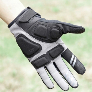 Gants de sport en cuir pour hommes, protection des mains, motocross, gants de cyclisme - Product Image 5