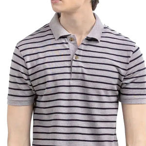 Nuevas Camisas de Diseñador para Hombre, 100% Algodón, Patrón Sólido, Cuello con Botones Bordados, Manga Corta, Tallas Grandes, Tejido Elegante de Secado Rápido - Product Image 5