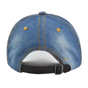 Adult Unisex Fashionable Custom 6 Panels Cotton Embroidered Rhinestone <b>Baseball</b> <b>Cap</b> with Common Fabric Letter Pattern Adjustable - Product Image 4