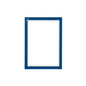 Portadocumenti Magnetico, Cornice DIN A4 Verticale, Blu, 10 pz. / Confezione.- KAN-MWR-A4H-03 - Product Image 1