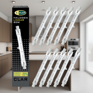Bombillas Halógenas LINEAL ECO 80W 220-240V 78mm - Iluminación de Alta Eficiencia 220V - Product Image 3