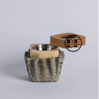 Moyen-Orient Ramadan cadeau brûleur d'encens bois de pin Mubkhar Bakhoor brûleur parfum pour la maison et le bureau porte-encens aromatique