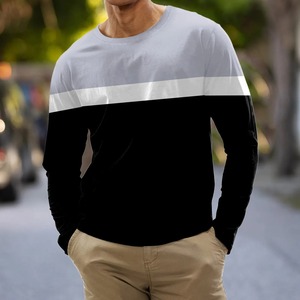 2025 Camiseta de algodón 100% de alta calidad para hombres, camisetas de cuello redondo de verano con estampado Digital 3D a la moda, opciones coloridas - Product Image 6