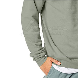 Sudaderas de Felpa 100% Algodón para Hombre, Tallas Grandes, Color Sólido, Contraste, Transpirables, de Secado Rápido, Estilo Cómodo para Invierno - Product Image 5