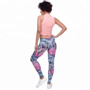 promotionLuckpanther Soft Cloudy Fabric Stretch Elastic Fabric for Leggins Gym Wear Pink Yoga Pant Ladies Gym <b>Leggings</b> - Product Image 5