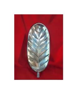 Fancy Design Kitchen & Table Top Aluminum Dish Leaf Shaped Copper Plated Tray & Platter for Serving and Decoration - Product Image 6