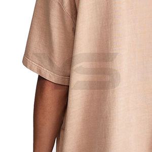 เสื้อยืดแนวสตรีทของผู้ชายคุณภาพสูงเสื้อเจอร์ซี่น้ำหนักมาก200 GSM ผ้าไหมพิมพ์โลโก้ปรับเปลี่ยนได้ - Product Image 6