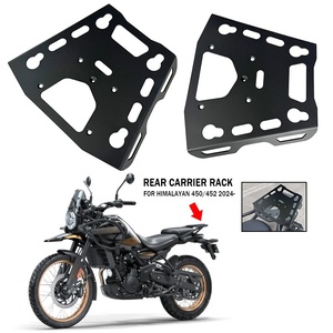 Base Portapacchi Posteriore Moto per Bauletto <span class=keywords><strong>Royal</strong></span> <span class=keywords><strong>Enfield</strong></span> Himalayan 450 - Piastra di Supporto Modificata OEM - Product Image 3