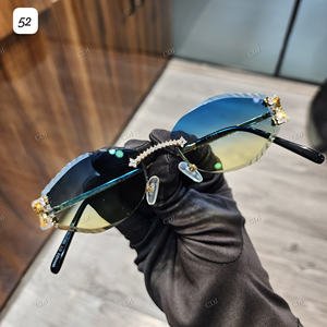 2024 nouvelles pierres Design bois lunettes de soleil mode Super glacé luxe concepteur élégant lunettes de soleil hommes décoration nuances lunettes - Product Image 1