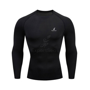Ensemble de compression à séchage rapide tissu personnalisé élastique adapté à la course et au sport ensemble de compression tissu léger respirant - Product Image 2
