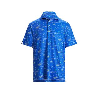 เสื้อโปโลชายพิมพ์ลายโลโก้ตามสั่ง คุณภาพสูง เสื้อผ้ากีฬากอล์ฟลำลองแบบซับลิเมชั่น ขายส่งเสื้อโปโลชาย - Product Image 1