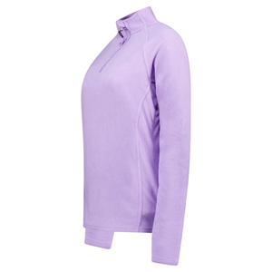 Nueva chaqueta de lana Polar con cremallera de cuarto para mujer, chaqueta de estilo urbano suave transpirable de peso pesado especial de invierno con logotipo personalizado - Product Image 4