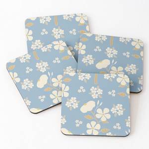 Dessous de verre promotionnels bois sculpté avec impression colorée tampons inférieurs en liège tapis napperons meilleurs cadeaux à bas prix - Product Image 2