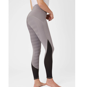 Legging de montar a caballo de proveedor de fábrica de diseño OEM, leggings de montar a caballo ajustados personalizados con asiento completo para mujer - Product Image 3